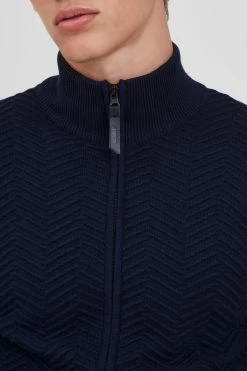 Indicode Jeans Vesten Gebreid Vest Banjamino Heren Navy -Indicode Jeans Verkoop 2023 b5484c0841657acb5b5d0e2681d843e4