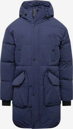 Indicode Jeans Parkas Winterparka Gazelle Heren Navy