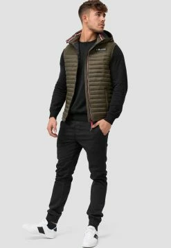 Indicode Jeans Bodywarmers Bodywarmer Leach Heren Groen -Indicode Jeans Verkoop 2023 b81c857dbb1a7ae10b3a77a41ff596b6