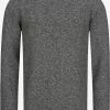 Indicode Jeans Crewneck Truien Trui Loakim Heren Donkergrijs