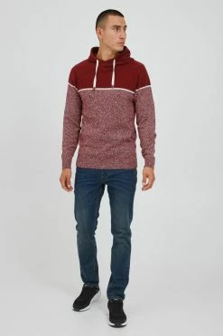 Indicode Jeans Hoodies Trui LYNDE Heren Bordeaux -Indicode Jeans Verkoop 2023 b93884500c63780660a2b16b3a64c438