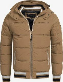 Indicode Jeans Winterjassen Winterjas Marlon Heren Bruin