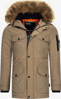 Indicode Jeans Parkas Winterparka Carpelan Heren Bruin