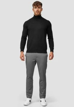 Indicode Jeans Coltruien Trui Kerwin Heren Zwart -Indicode Jeans Verkoop 2023 bac77776f116cca902cae7ff2e8c2b90