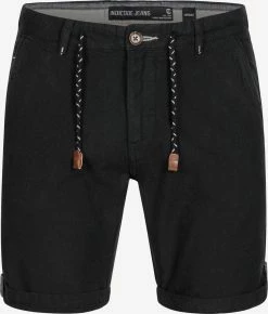 Indicode Jeans Chino Shorts Regular Chino Heren Zwart