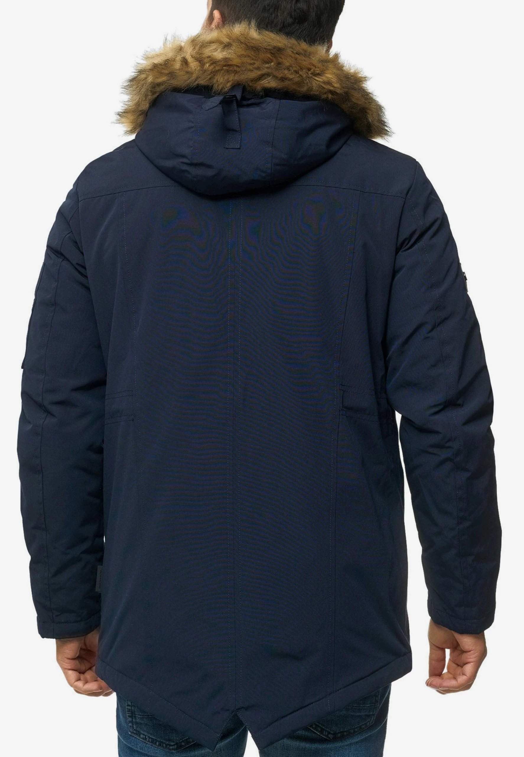 Indicode Jeans Parkas Winterparka Leicester Heren Navy 9 Indicode Jeans Parkas Winterparka Leicester Heren Navy - Afbeelding 7