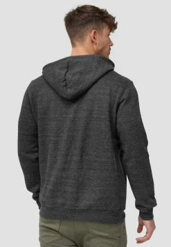 Indicode Jeans Hoodies Sweatshirt Heren Zwart Gemêleerd -Indicode Jeans Verkoop 2023 bd7112337866aeafabb1a6e2914cbc40