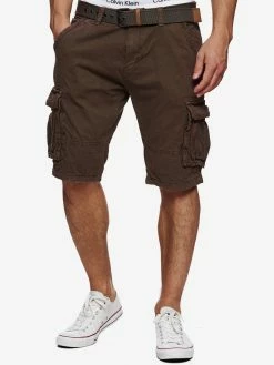 Indicode Jeans Cargo Shorts Regular Cargobroek Monroe Cargo ZA Heren Bruin