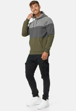 Indicode Jeans Hoodies Sweatshirt Donta Heren Kaki -Indicode Jeans Verkoop 2023 be1ed53cae8cdd5be9c17a5e79ad6452