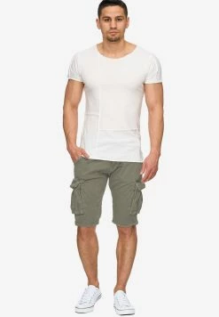 Indicode Jeans Cargo Shorts Regular Cargobroek Monroe Cargo ZA Heren Greige -Indicode Jeans Verkoop 2023 bff66fe316700c2bfe5a0678a75acb60