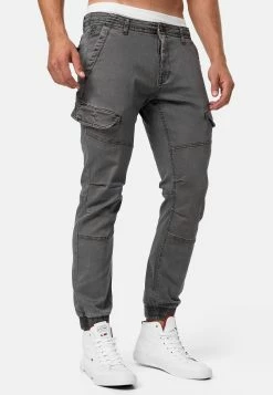 Indicode Jeans Cargobroeken Regular Cargobroek Heren Grijs -Indicode Jeans Verkoop 2023 c27579719dbd4cf85786bc3ab28f4e01