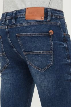 Indicode Jeans Denim Shorts Slimfit Jeans Quince Heren Blauw -Indicode Jeans Verkoop 2023 c3aa1226f288b182cb379b4b24dfca70