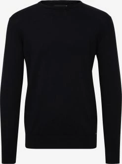 Indicode Jeans Crewneck Truien Trui BADAN Heren Zwart