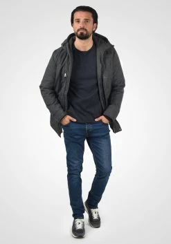 Indicode Jeans Parkas Winterparka Scipio Heren Grijs / Donkergrijs -Indicode Jeans Verkoop 2023 c497bb51db5affe5f92dc860f9674d1b