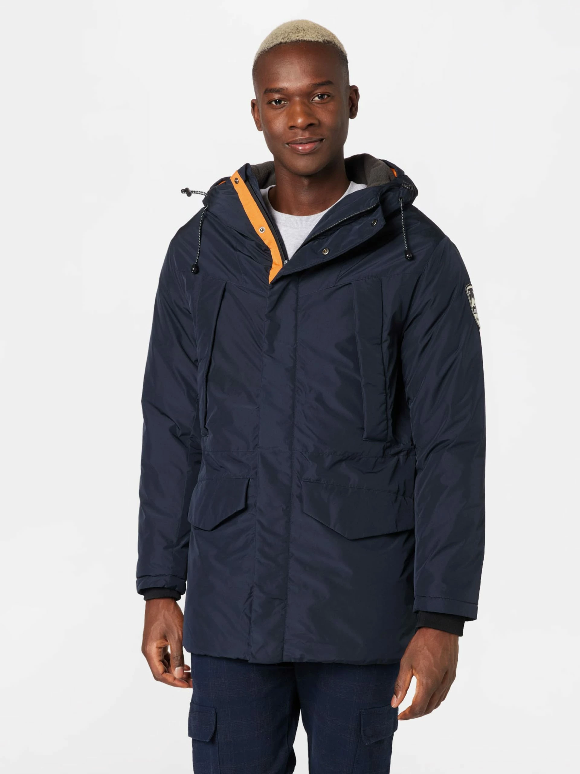 Indicode Jeans Tussenjassen Tussenparka Heren Navy 5 Indicode Jeans Tussenjassen Tussenparka Heren Navy - Afbeelding 3