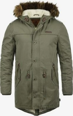 Indicode Jeans Parkas Winterparka Pulsoor Heren Olijfgroen