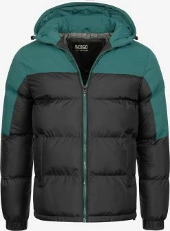 Indicode Jeans Winterjassen Winterjas Danix Heren Zwart