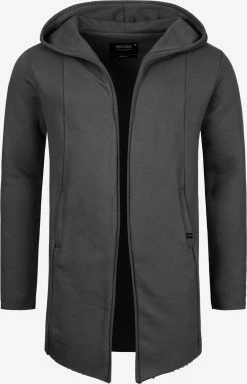 Indicode Jeans Sweatvesten Met Capuchon Sweatvest Brekstad Heren Antraciet