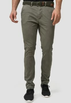Indicode Jeans Chinos Regular Chino Heren Kaki -Indicode Jeans Verkoop 2023 c64e9a14638377f9dd5af4b00827afdb