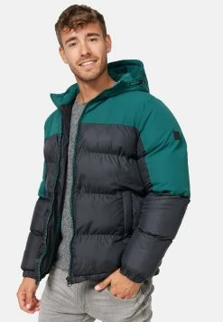 Indicode Jeans Winterjassen Winterjas Danix Heren Zwart -Indicode Jeans Verkoop 2023 c676ae920d51bfc803ff7a97c0f559ad