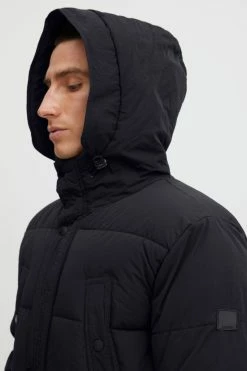 Indicode Jeans Parkas Winterparka Idzeppal Heren Zwart -Indicode Jeans Verkoop 2023 c717a005eb143832c53404c4d8956aba