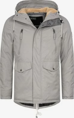Indicode Jeans Parkas Winterparka Loaf Heren Grijs