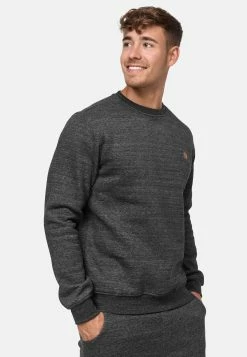 Indicode Jeans Crewneck Truien Trui Luk Heren Zwart / Zwart Gemêleerd -Indicode Jeans Verkoop 2023 c8306aad994a73f7e3ff73dad08fcbe8
