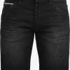 Indicode Jeans Denim Shorts Regular Broek Alessio Heren Zwart