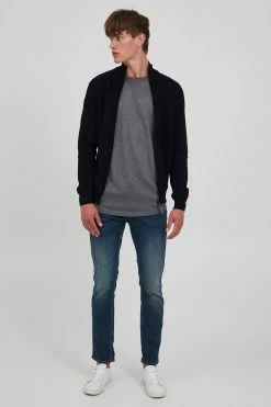 Indicode Jeans Vesten Gebreid Vest Banjamino Heren Zwart -Indicode Jeans Verkoop 2023 c9ad2528c88b7c49385efc1d0938476a