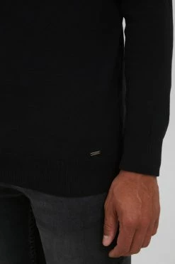 Indicode Jeans Coltruien Trui BADDON Heren Zwart -Indicode Jeans Verkoop 2023 c9b1b735e6665910a115f51236d5f0b3