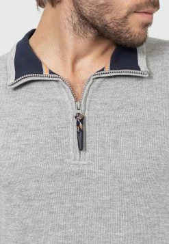 Indicode Jeans Coltruien Trui Dickson Heren Grijs Gemêleerd -Indicode Jeans Verkoop 2023 cab35ae94b775ea3f4b5fd209e9ecc9d