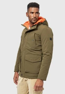 Indicode Jeans Parkas Winterparka Waters Heren Olijfgroen -Indicode Jeans Verkoop 2023 cadf94a3703373efeae1cb453aab0506
