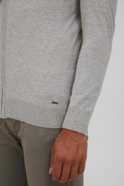 Indicode Jeans Vesten Gebreid Vest BADI Heren Grijs -Indicode Jeans Verkoop 2023 cb93cf0ffa22a8f990f30b5a560b6166