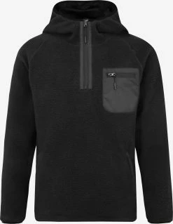Indicode Jeans Fleece Jassen Fleece Jas Trent Heren Zwart