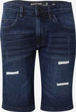 Indicode Jeans Denim Shorts Regular Jeans Kaden Holes Heren Donkerblauw