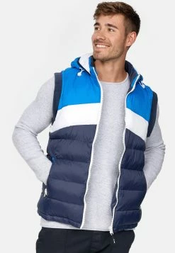 Indicode Jeans Bodywarmers Bodywarmer Valerio Heren Marine / Azuur -Indicode Jeans Verkoop 2023 cc4fa8ef9d2cdc27f57f3800cf53e085