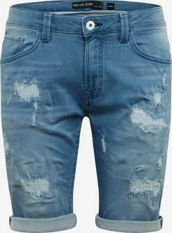 Indicode Jeans Denim Shorts Regular Jeans Commercial Heren Blauw