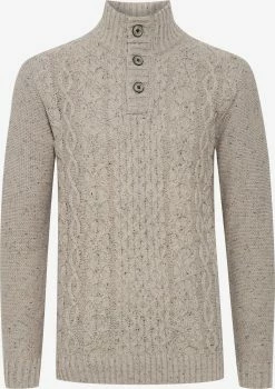 Indicode Jeans Coltruien Trui Benat Heren Grijs