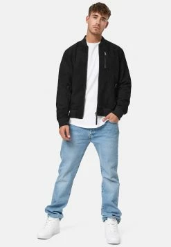 Indicode Jeans Leren Jassen Tussenjas Maddoc Heren Zwart -Indicode Jeans Verkoop 2023 cdfc9cb5e5ce5ea1a38a0b437bb4ca9e