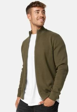 Indicode Jeans Coltruien Trui Marco Heren Kaki -Indicode Jeans Verkoop 2023 ce64183785b1d2672e7799b9d2329d8e