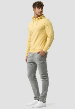 Indicode Jeans Hoodies Sweatshirt Simpson Heren Geel -Indicode Jeans Verkoop 2023 cedebf33f51381c0764b4e83db89aebf