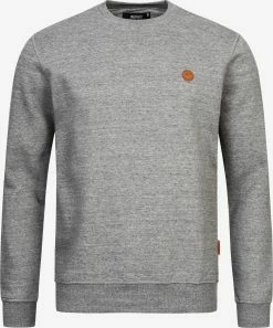 Indicode Jeans Crewneck Truien Trui Luk Heren Grijs