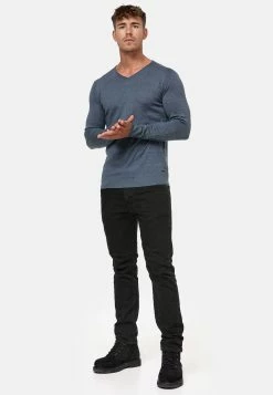 Indicode Jeans V-hals Truien Trui Beam Heren Blauw -Indicode Jeans Verkoop 2023 cf95d8b41f69719c217375915fccaf14