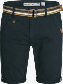 Indicode Jeans Chino Shorts Regular Chino Cuba Heren Donkerblauw