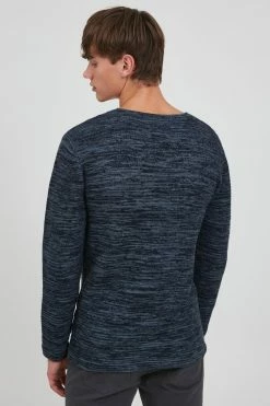Indicode Jeans Crewneck Truien Trui Bayne Heren Blauw -Indicode Jeans Verkoop 2023 d1d875badf113951510d092c4b517211