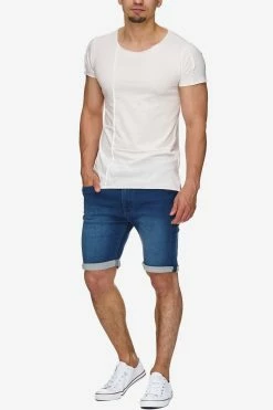 Indicode Jeans Denim Shorts Slimfit Broek Kadin Shorts Heren Navy -Indicode Jeans Verkoop 2023 d1e8404156da30abf0529ea7838b2352