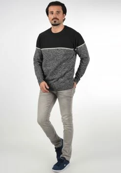 Indicode Jeans Crewneck Truien Trui Lynn Heren Zwart / Zwart Gemêleerd -Indicode Jeans Verkoop 2023 d224cc5b77baeea301697ba55a2c30d5