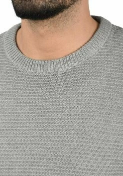 Indicode Jeans Crewneck Truien Trui Ricardo Heren Grijs -Indicode Jeans Verkoop 2023 d22f0993c3ec03c409e85ba7c81e0352