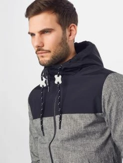 Indicode Jeans Tussenjassen Tussenjas Brushwood Heren Grijs -Indicode Jeans Verkoop 2023 d28202761a939fbe6918c3d2e4682e51