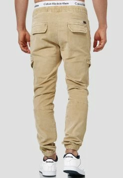 Indicode Jeans Cargobroeken Regular Cargobroek Walker Heren Beige -Indicode Jeans Verkoop 2023 d2c0c0e987cdb9d9929a011b6bb982ee